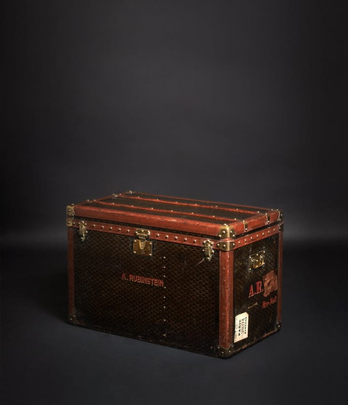 Archive image of an Arthur Rubinstein's trunk Archive image of an Arthur Rubinstein's trunk